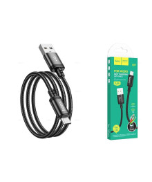 Кабель USB - micro USB HOCO X89 Черный 2.4A,1м