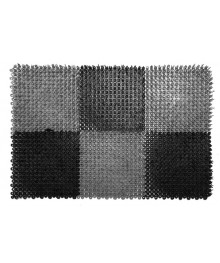 Коврик SUNSTEP травка 42х56 см, черно-серыйшой каталог ковриков оптом со склада в Новосибирске. Коврики оптом с доставкой по Дальнему Востоку.