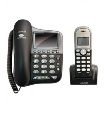 телефон Voxtel Concerto Combo 7210 black проводной + радио трубка