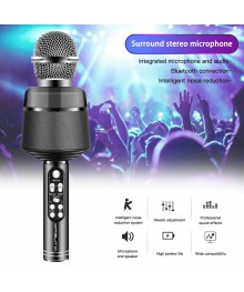 Микрофон OT-ERM10 Чёрный RGB для караоке беспроводной (Bluetooth, динамики, USB)ада. Большой каталог микрофонов для караоке RITMIX, Defender оптом с доставкой по Дальнему Востоку.