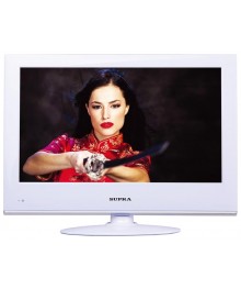 LCD телев+DVD плеер SUPRA STV-LC1625WLD белый (15.6",DVD, LED, 1440*900, VGA, HDMI, 2*3Вт)