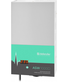 Стабилизатор напряжения DEFENDER ASW 1000D настенный 600 Bт толщина 65мм,1 розетка