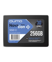 Накопитель 2,5" SSD QUMO 256GB Novation TLC 3D (Q3DT-256GAEN) 2,5"/7 mm R/W 560/540 AS2258 OEM