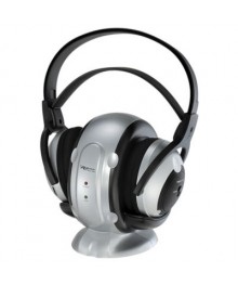 наушн Ritmix RH-701 беспр радио (до 100м, авт вкл/выкл, контр уровня сигнала, зарядка на базе)