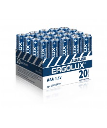 Бат LR3            Ergolux Alkaline BP-20   уп.20/480