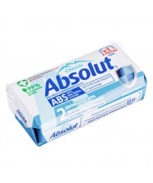 Мыло твердое Absolut антибактериальное к/у 90г, уп.6шт., арт.6059