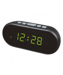 часы настольные VST-712/2 (зеленый, без блока, питание от USB)стоку. Большой каталог будильников оптом со склада в Новосибирске. Будильники оптом по низкой цене.
