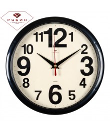 Часы настенные СН 2222 - 345 черный "Классика" круглые (22см) (10)астенные часы оптом с доставкой по Дальнему Востоку. Настенные часы оптом со склада в Новосибирске.
