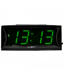 часы настольные VST-719/4 (ярко-зеленый), р-р цифр 4,8 смстоку. Большой каталог будильников оптом со склада в Новосибирске. Будильники оптом по низкой цене.