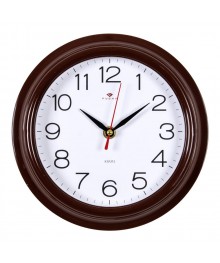 Часы настенные СН 2121 - 307 коричневый "Классика" круглые (21x21) (5)астенные часы оптом с доставкой по Дальнему Востоку. Настенные часы оптом со склада в Новосибирске.