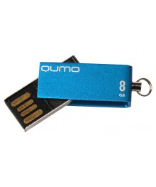 USB2.0 FlashDrives 8Gb QUMO Fold Blue, синийовокузнецк, Горно-Алтайск. Большой каталог флэш карт оптом по низкой цене со склада в Новосибирске.
