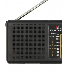 радиопр KNSTAR K-257 карманный, AM/FM, пит.2АА