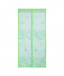 Москитная сетка на дверь 100x210см, зелёная "Листопад" в коробке