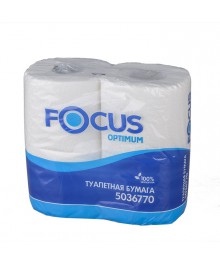 бумага туалетная Focus 2сл (цена за 4рул.) (500122) Товары для ванной оптом с доставкой по Дальнему Востоку. Большой каталог товаров для ванной оптом.