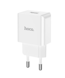 Блок пит USB сетевой HOCO C106A, 1хUSB-А, 2.1А, Белый (36/216)