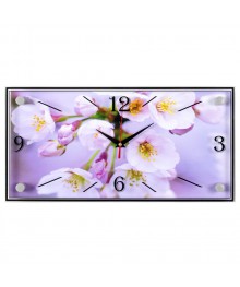 Часы настенные СН 1939 - 1162 Цветы яблоньки прямоуг. (19x39) (10)астенные часы оптом с доставкой по Дальнему Востоку. Настенные часы оптом со склада в Новосибирске.