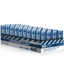Бат LR3            Ergolux Alkaline BOX40 (40шт)  уп.40