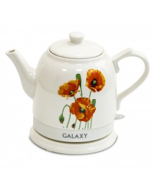 Чайник Galaxy GL 0506  керамич (1,4 кВт, 1,4л) 8/упирске. Отгрузка в Саха-якутия, Якутск, Кызыл, Улан-Уде, Иркутск, Владивосток, Комсомольск-на-Амуре.