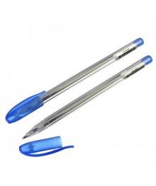 Ручка гелевая синяя, 14,9см, наконечник 0,5мм, пластик (уп.50)