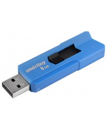 USB2.0 FlashDrives 8Gb Smart Buy  STREAM Blue (SB8GBST-B)овокузнецк, Горно-Алтайск. Большой каталог флэш карт оптом по низкой цене со склада в Новосибирске.