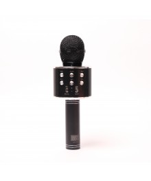 Микрофон B52 KM-130B чёрный, для караоке, беспроводной, 3Вт, АКБ 800мА/ч, BT (до10м), USB