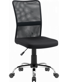 Офисное кресло Optima черный, сетка, без подлокотников DEFENDER