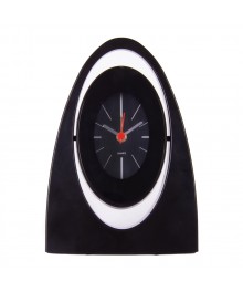 Часы будильник  B9-001 кварц, корпус черный "Классика" (10)стоку. Большой каталог будильников оптом со склада в Новосибирске. Будильники оптом по низкой цене.