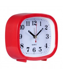Часы будильник  B5-002 красный Классикастоку. Большой каталог будильников оптом со склада в Новосибирске. Будильники оптом по низкой цене.