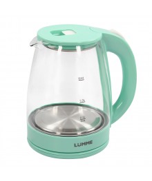 Чайник LUMME LU-160 светлая яшма стеклян корпус (1800 Вт, 2л) 6/уп