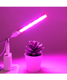 Фито-лампа для растений Огонек OG-LDP15 розовая (6Вт, USB)