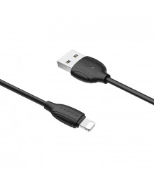 Кабель USB - 8pin BOROFONE BX19 Benefit Черный (для iPhone5/6/7) 1,3А, 1м ПВХ