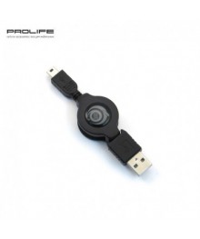 Кабель USB A (штекер) - микро USB B (штекер) ProfLife тип 2.0 с автосмоткой