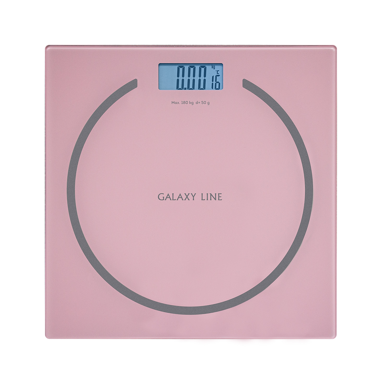 Весы напольные Galaxy LINE GL 4815 розовые  электронные, до 180 кг (8шт/уп)