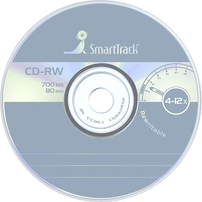 диск SMART TRACK CD-RW 4x-12x, SP (100)