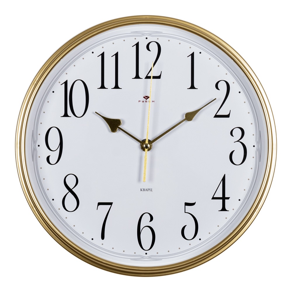 Часы настенные СН 2940 - 106 корпус золотой Классика круглые (29х29) (10)