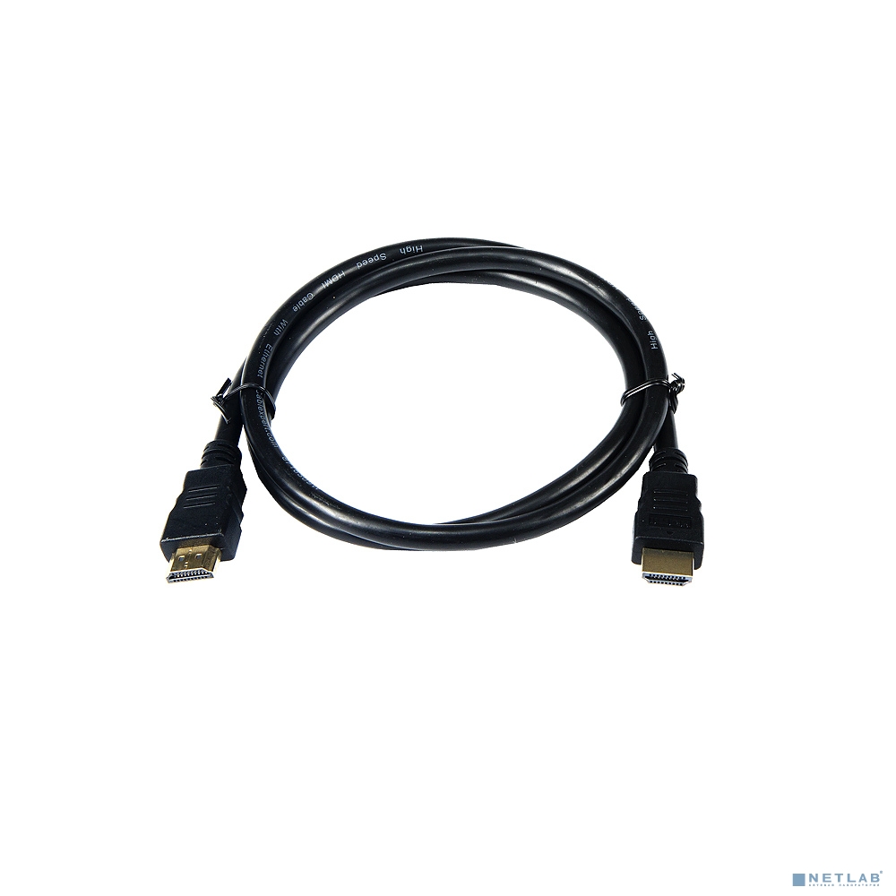 Кабель Bion HDMI v2.0, 19M/19M, 3D, 4K UHD, 1м, черный [BXP-HDMI2MM-010]/[BN-HDMI2MM-1M]