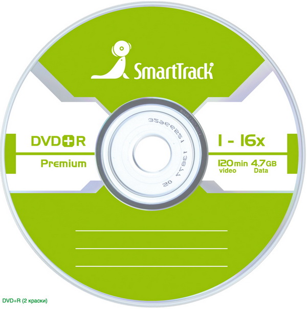 диск SMART TRACK DVD+R 4,7Gb 16x Cake (10)