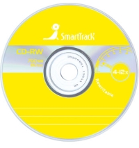 диск SMART TRACK CD-RW 4x-12x, Cake (25)