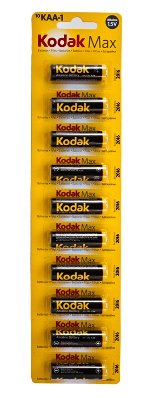 Бат LR6            Kodak MAX BP-10 (100шт) отрывной блистер