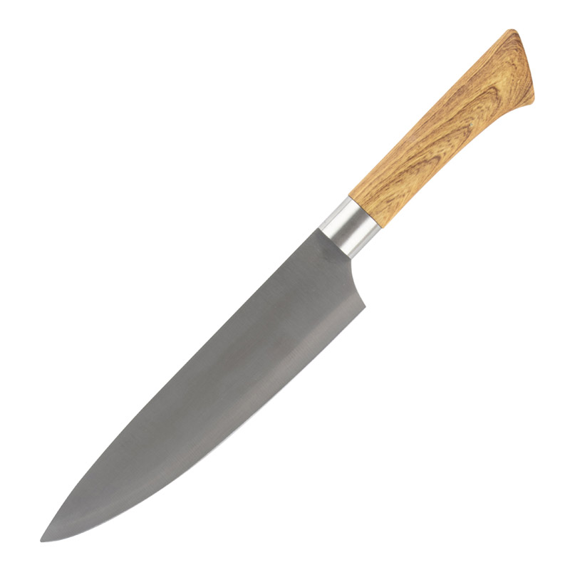 Нож Mallony FORESTA поварской 20 см с пластиковой рукояткой под дерево