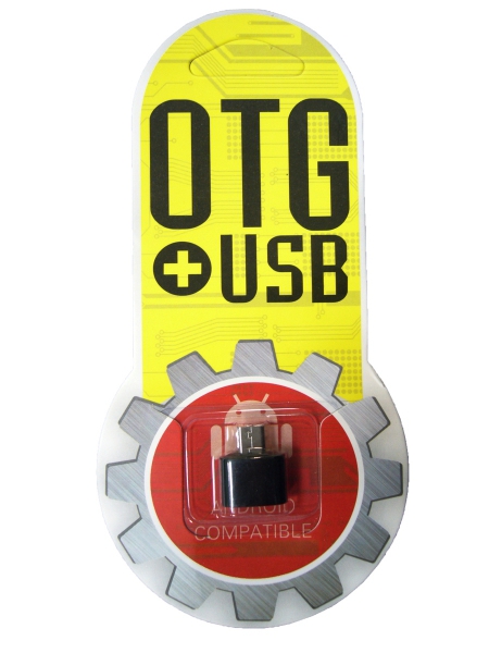 Переходник OTG Орбита OT-SMA07 (USB гнездо - microUSB штекер) 20шт/уп