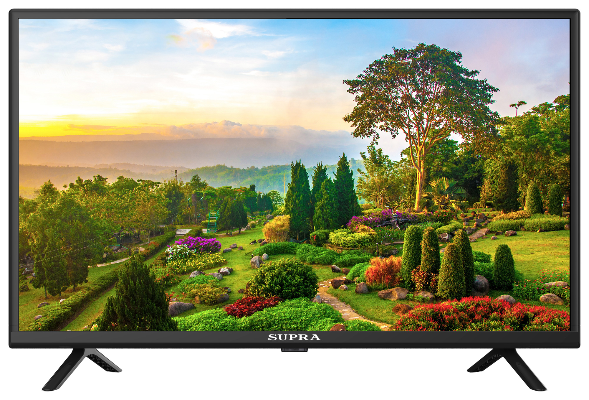 LCD телевизор  SUPRA STV-LC32ST0075W чёрн SMART Andr  (32", Wi-Fi, Ci, HDReady, DVB-T2, USB, 2*6Вт)