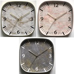 Часы настенные LADECOR CHRONO, 29,1х29,1х4,1см, пластик, 3 цвета