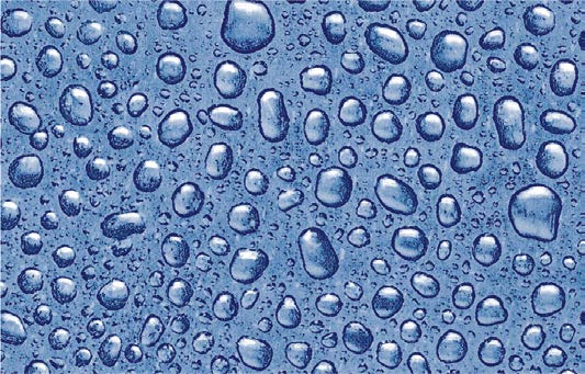 Пленка самоклеющаяся Grace 5564-45 капли воды на синем, повышенная плотность, 45см/8м
