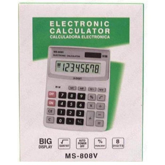 калькулятор MS-808V (8 разрядов, настольный)