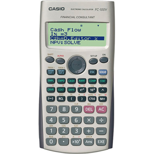 калькулятор CASIO FC-100V (инженерно-финанс., многостроч.матрица,72*129)