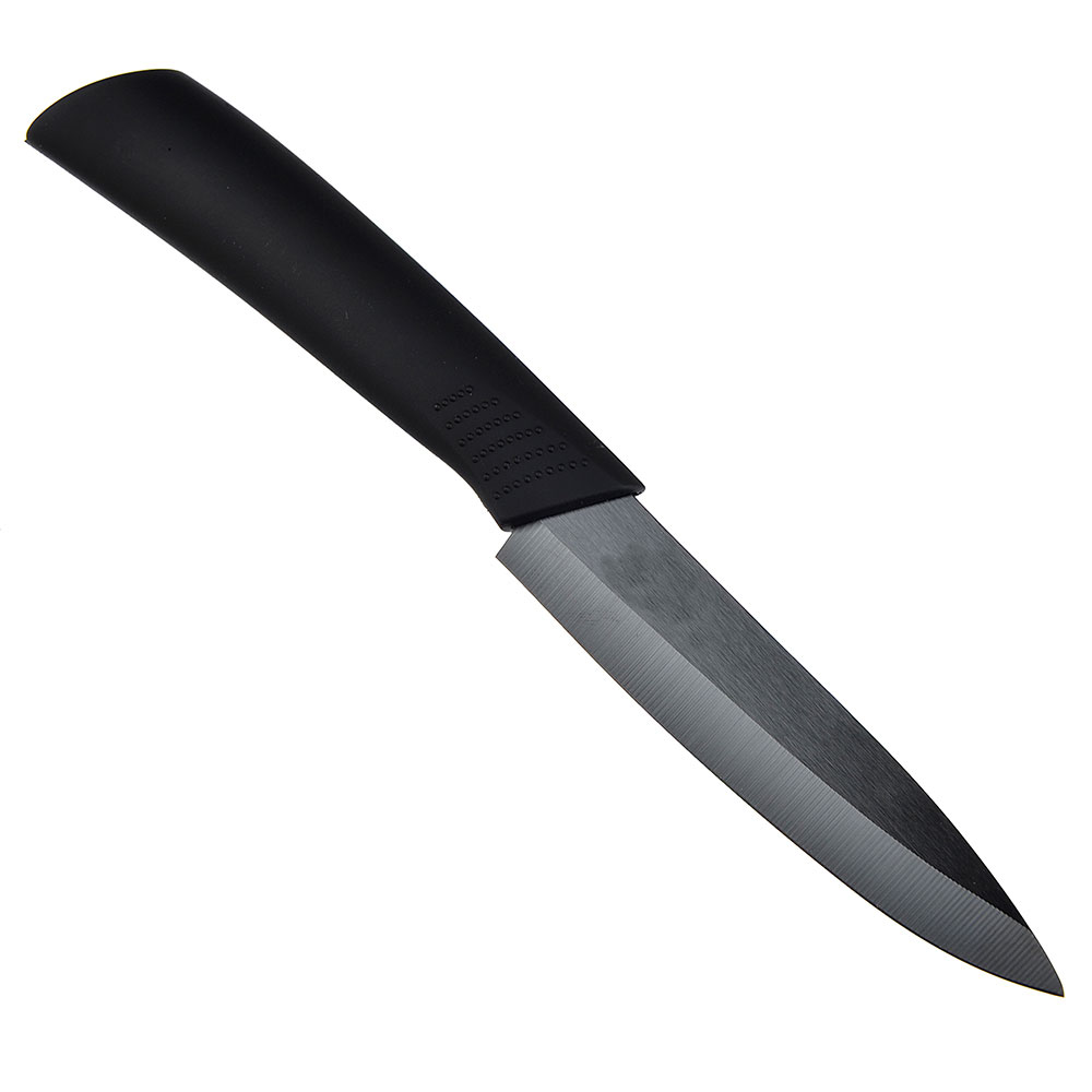 Нож кухон.керамический Бусидо, черный, 10см
