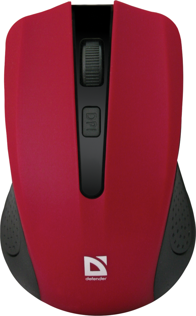 Мышь Defender беспр  Accura MM-935 красный,оптич, 4кн, 800-1600 dpi