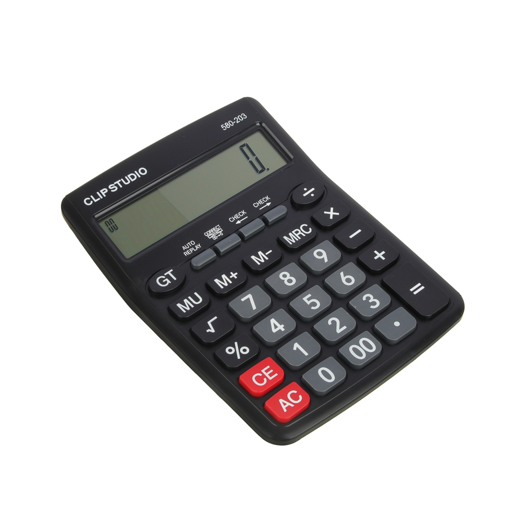 Калькулятор ClipStudio 12-разр. 15.5х20см, пластик