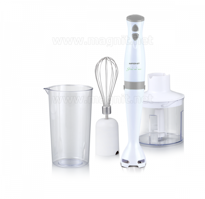 Блендер Magnit RMB-2523 (350Вт, белый/сер)